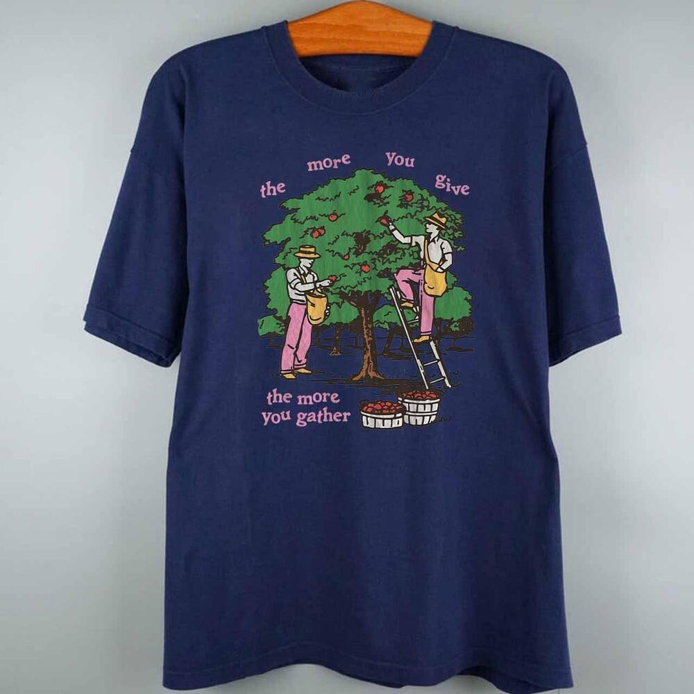 Style Œthe More You Give The More You Gather Navy T-Shirt